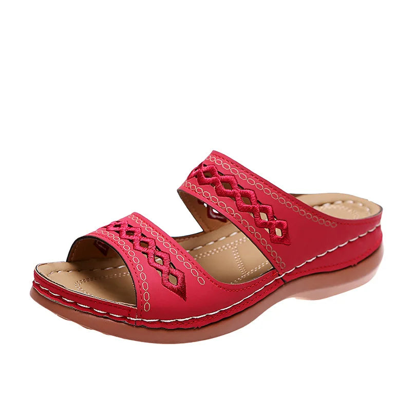 Customizable Women Sandals Orthopedic Slippers Open Toe Summer Shoes