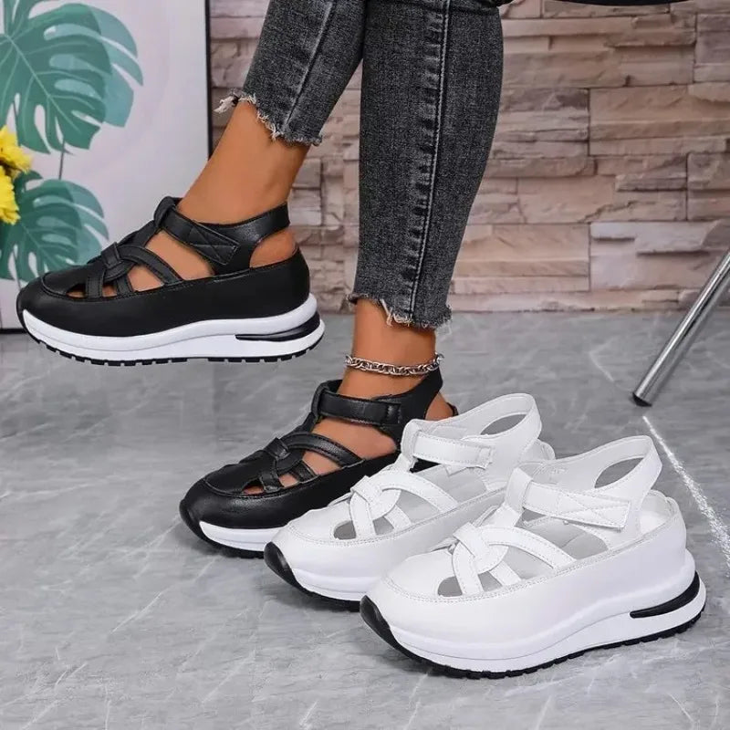 Sandales Femme Plateforme Ajourées | Légères & Tendance