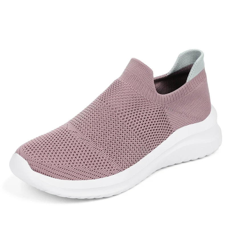 Breathable Slip-On Running Sneakers