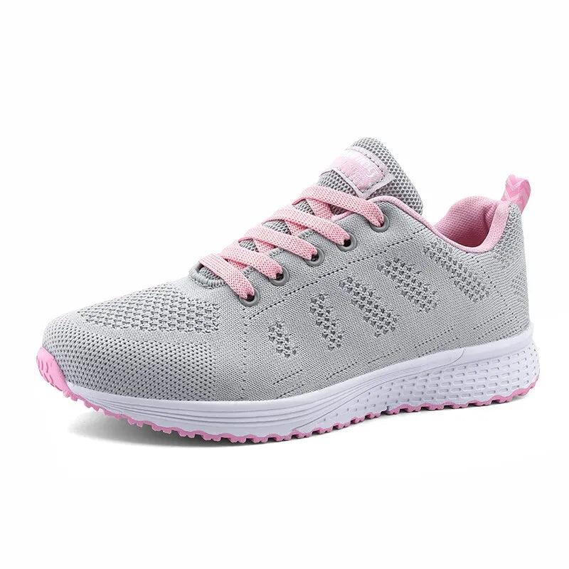 Stylish Breathable Casual Sneakers – Women’s Comfortable Flats