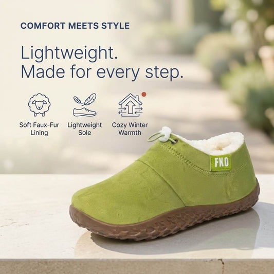 Women’s Warm Plush-Lined Winter Shoes – Cozy & Comfortable
