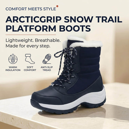ArcticGrip platform snow boots