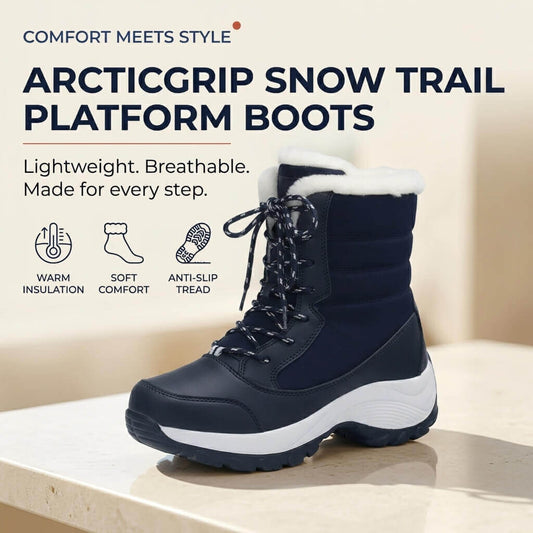 ArcticGrip platform snow boots