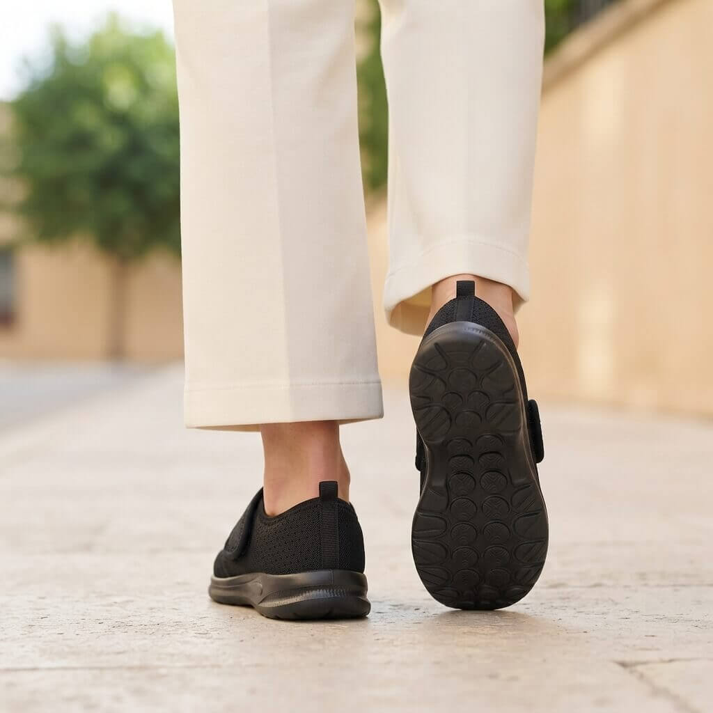 Women's Lightweight Velcro Comfort Shoes