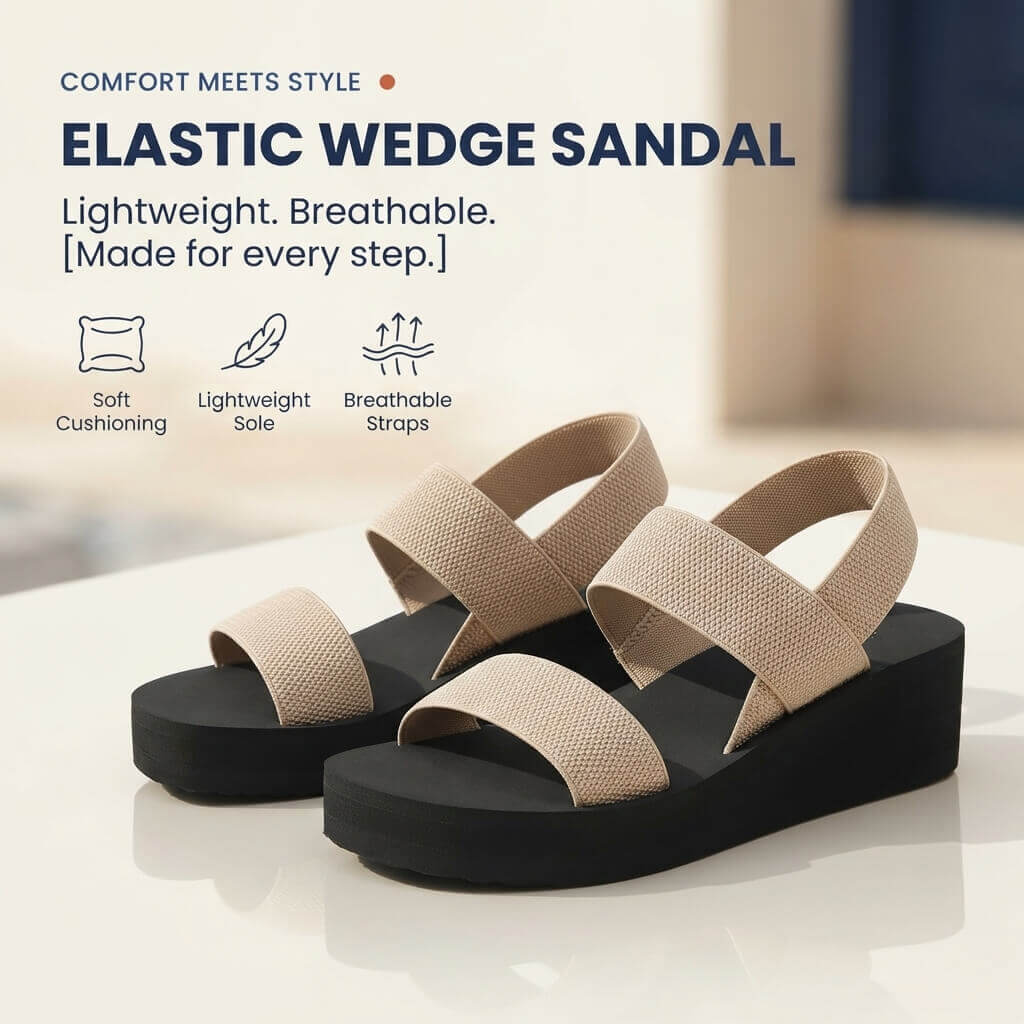 SummerStep™ Women's Wedge Sandals | Lightweight, Stylish & All-Day Comfort