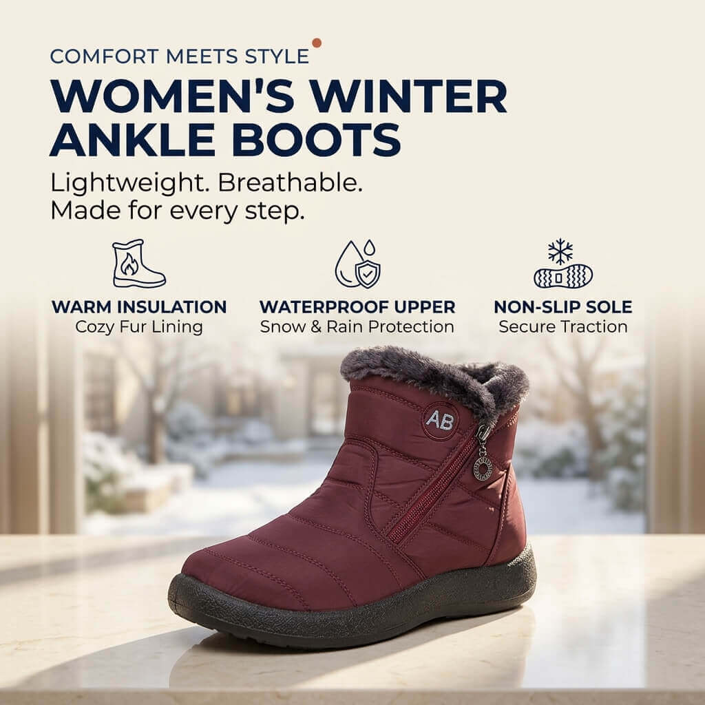 WOMEN'S WINTER ANKLE BOOTS