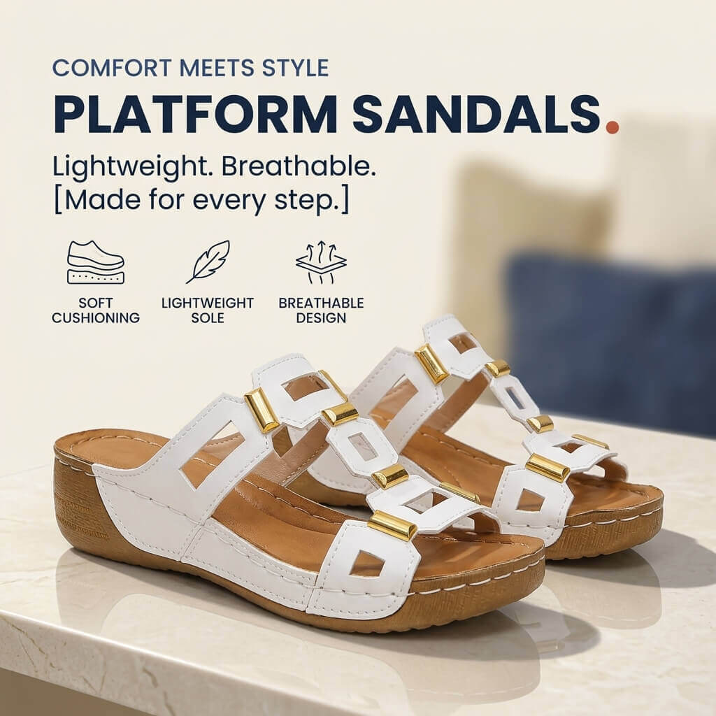 Women's Platform Sandals — Orthopedic Comfort & Summer Elegance
