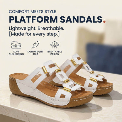 Women's Platform Sandals — Orthopedic Comfort & Summer Elegance