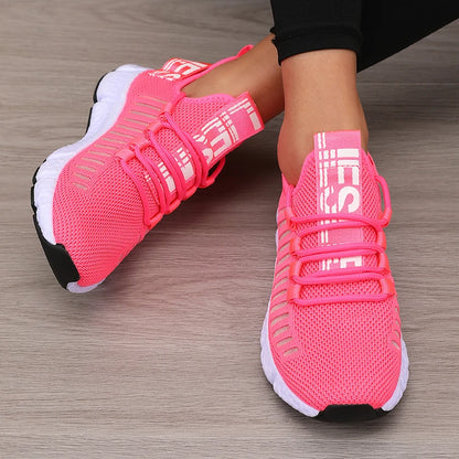 Chaussures de sport pour femmes en maille légère