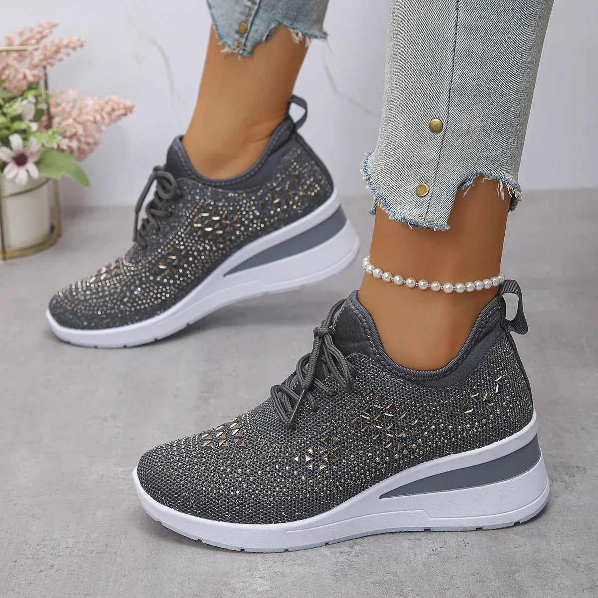Chaussures Femme Confort & Élégance – Semelle Épaisse + Effet Gain de Taille