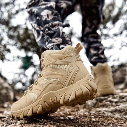 Men’s Tactical Combat Boots – Durable Outdoor Hiking &amp; Training Shoes
