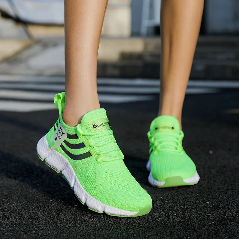 Men’s Summer Breathable Mesh Sneakers – Lightweight Casual Running Shoes