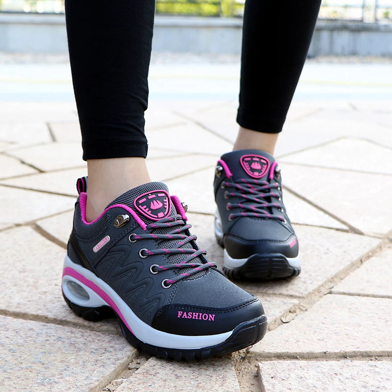 Women’s Fashion Platform Sneakers – Comfortable, Breathable &amp; Waterproof