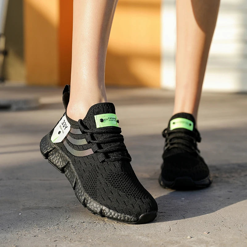 Men’s Summer Breathable Mesh Sneakers – Lightweight Casual Running Shoes