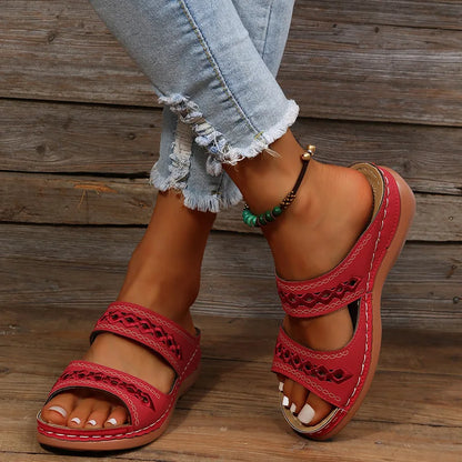 Customizable Women Sandals Orthopedic Slippers Open Toe Summer Shoes