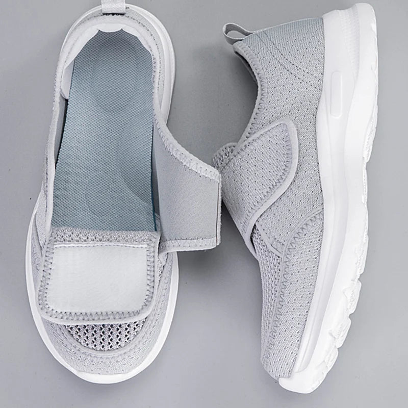 New Women Orthopedics Wide Feet Swollen Walking Casual Shoes Unisex Thumb Eversion Adjusting Soft Comfortable Diabetic Man Shoes