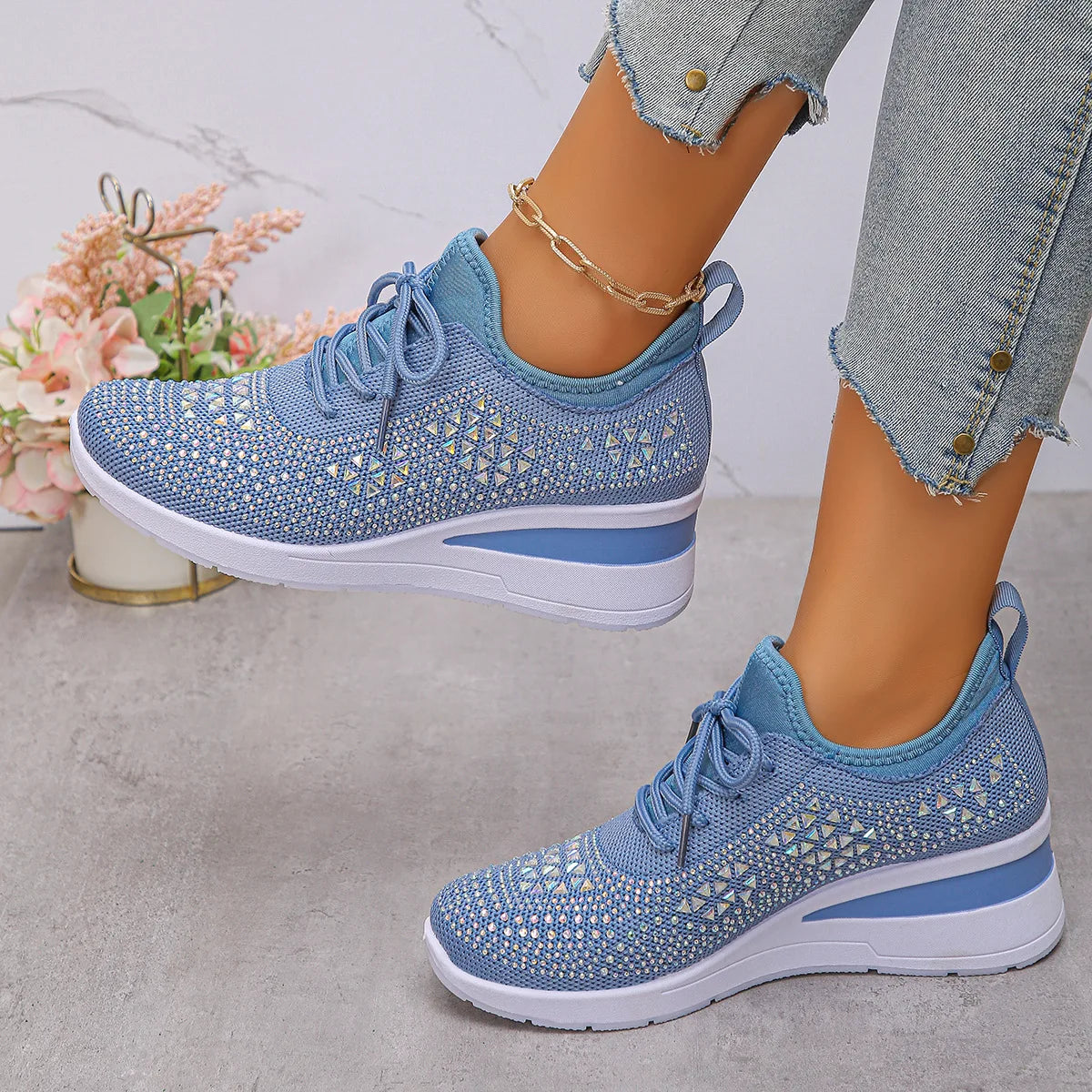 Chaussures Femme Confort & Élégance – Semelle Épaisse + Effet Gain de Taille