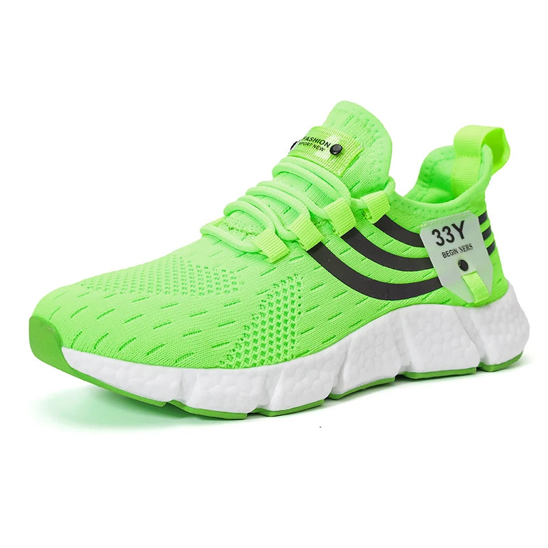 Men’s Summer Breathable Mesh Sneakers – Lightweight Casual Running Shoes