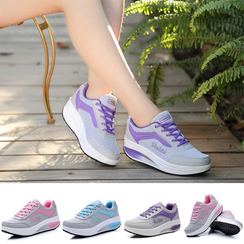 Women’s Vulcanized Sneakers – Stylish Flat Walking Shoes