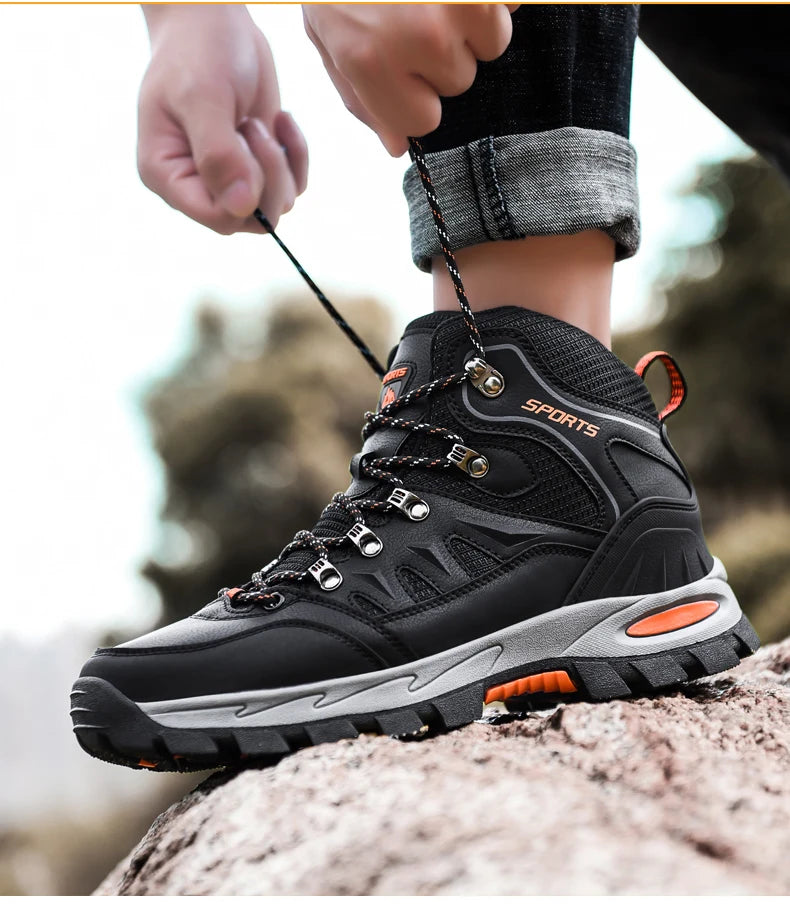 Men’s Waterproof Hiking Boots – Durable Outdoor Trekking Shoes