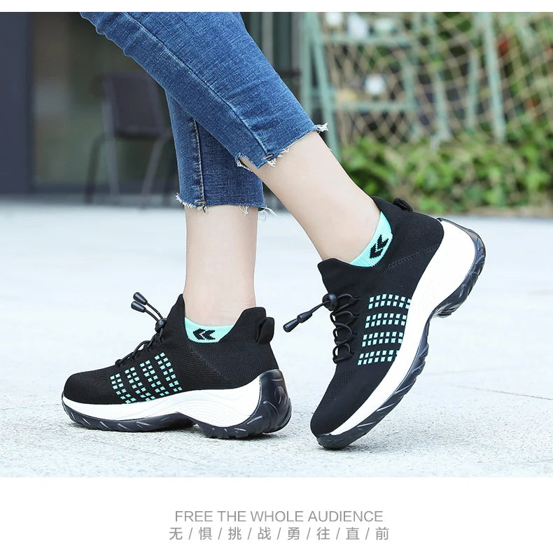 Women’s Breathable Slip-On Walking Shoes