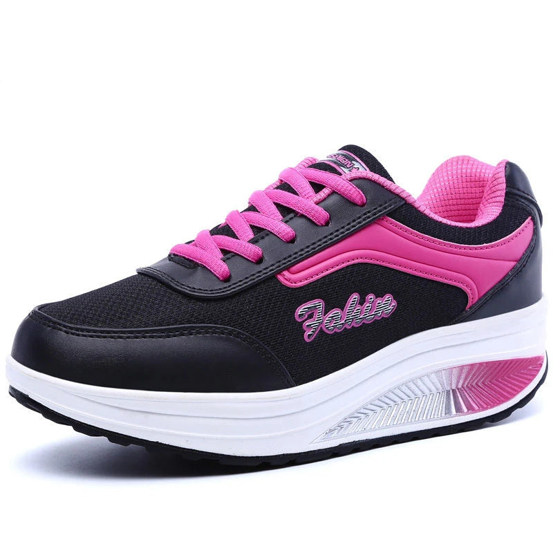Women’s Vulcanized Sneakers – Stylish Flat Walking Shoes