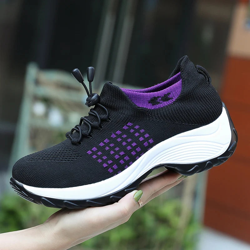 Women’s Breathable Slip-On Walking Shoes
