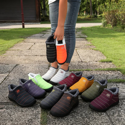 Women Fur-Lined Waterproof Ankle Boots