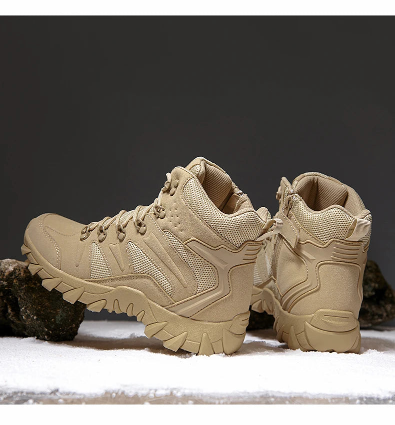 Men’s Tactical Combat Boots – Durable Outdoor Hiking &amp; Training Shoes