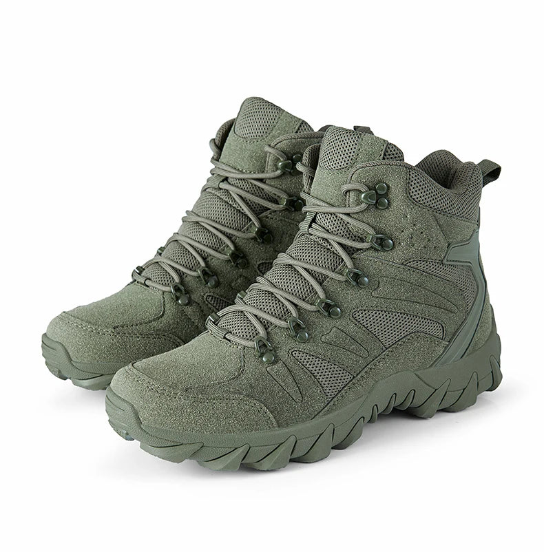 Men’s Tactical Combat Boots – Durable Outdoor Hiking &amp; Training Shoes