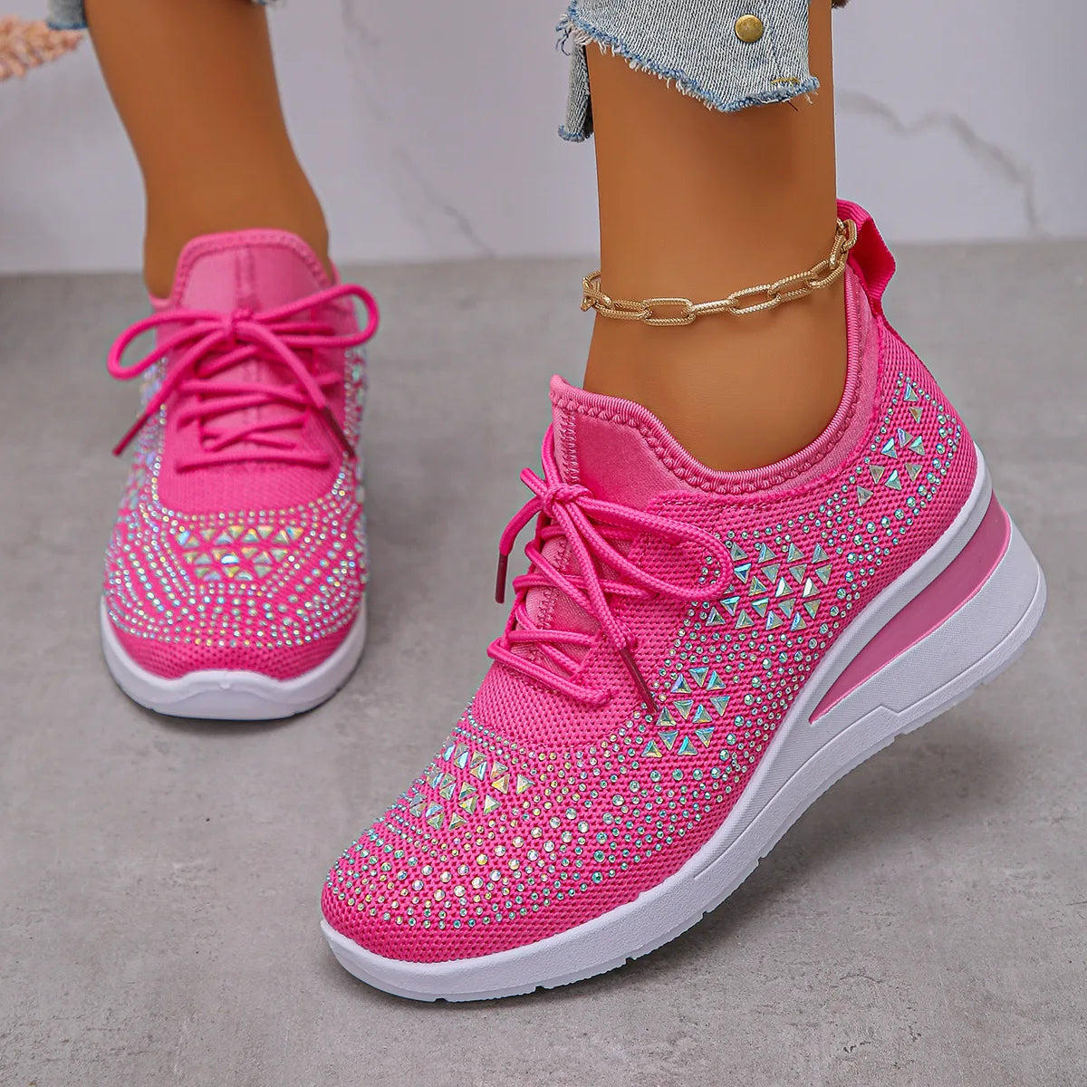 Chaussures Femme Confort & Élégance – Semelle Épaisse + Effet Gain de Taille