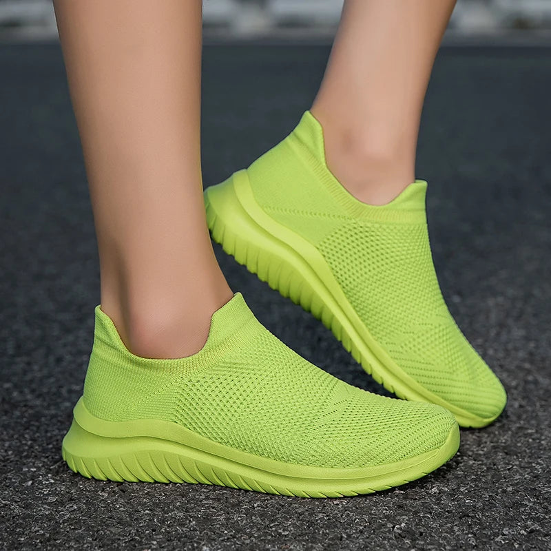 Women’s Breathable Slip-On Running Shoes