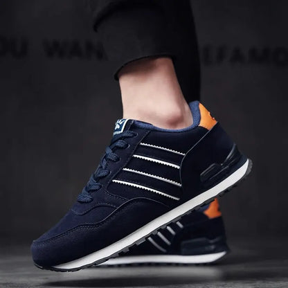 Men’s Lightweight Casual Sneakers – Breathable Lace-Up Outdoor Shoes