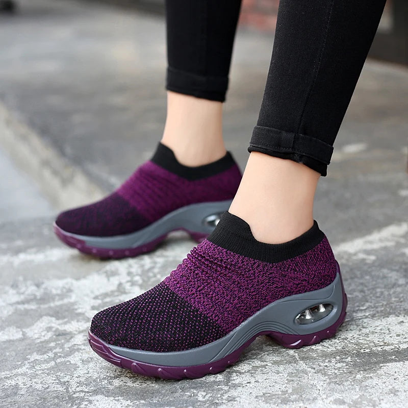 Chaussures creuses respirantes et confortables pour femmes