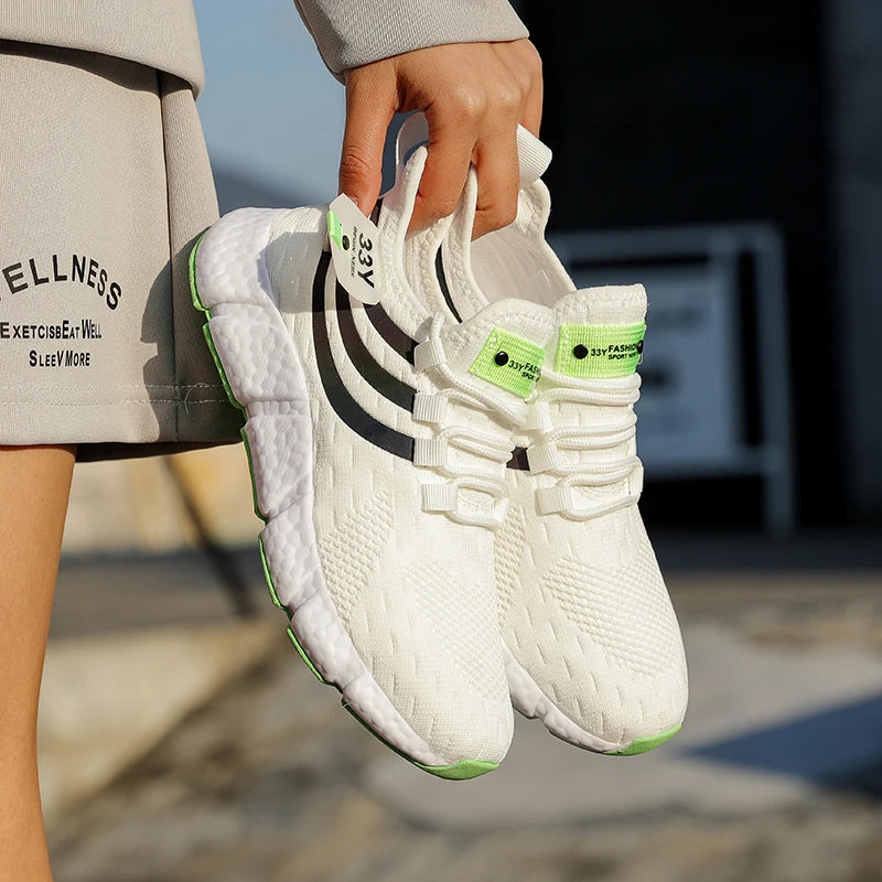 Men’s Summer Breathable Mesh Sneakers – Lightweight Casual Running Shoes