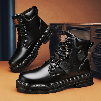Men’s Retro Ankle Motorcycle Boots
