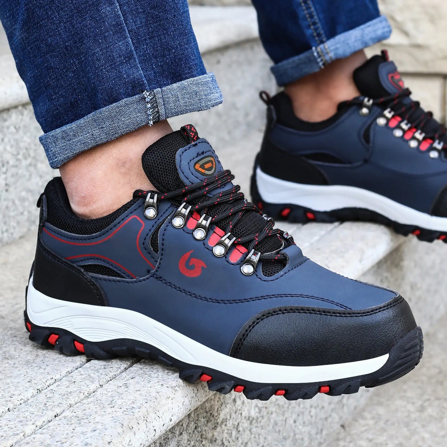 Chaussures de sécurité à embout d'acier pour hommes