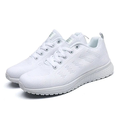 Stylish Breathable Casual Sneakers – Women’s Comfortable Flats