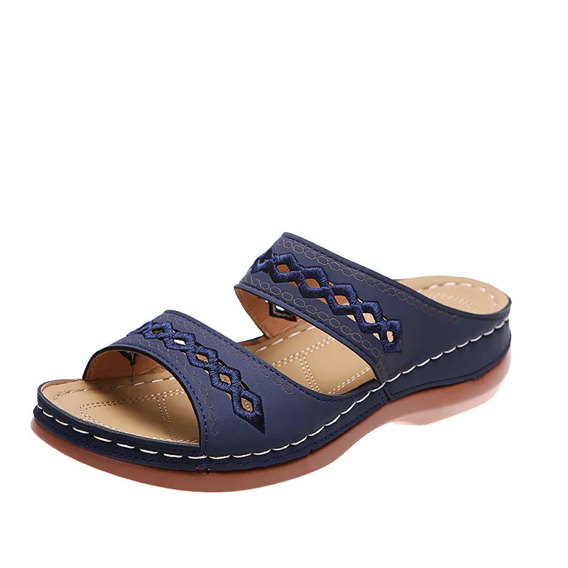 Customizable Women Sandals Orthopedic Slippers Open Toe Summer Shoes