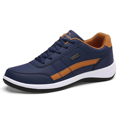 Men’s Leather Sneakers – Stylish &amp; Breathable Casual Shoes