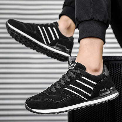 Baskets décontractées à lacets pour hommes
