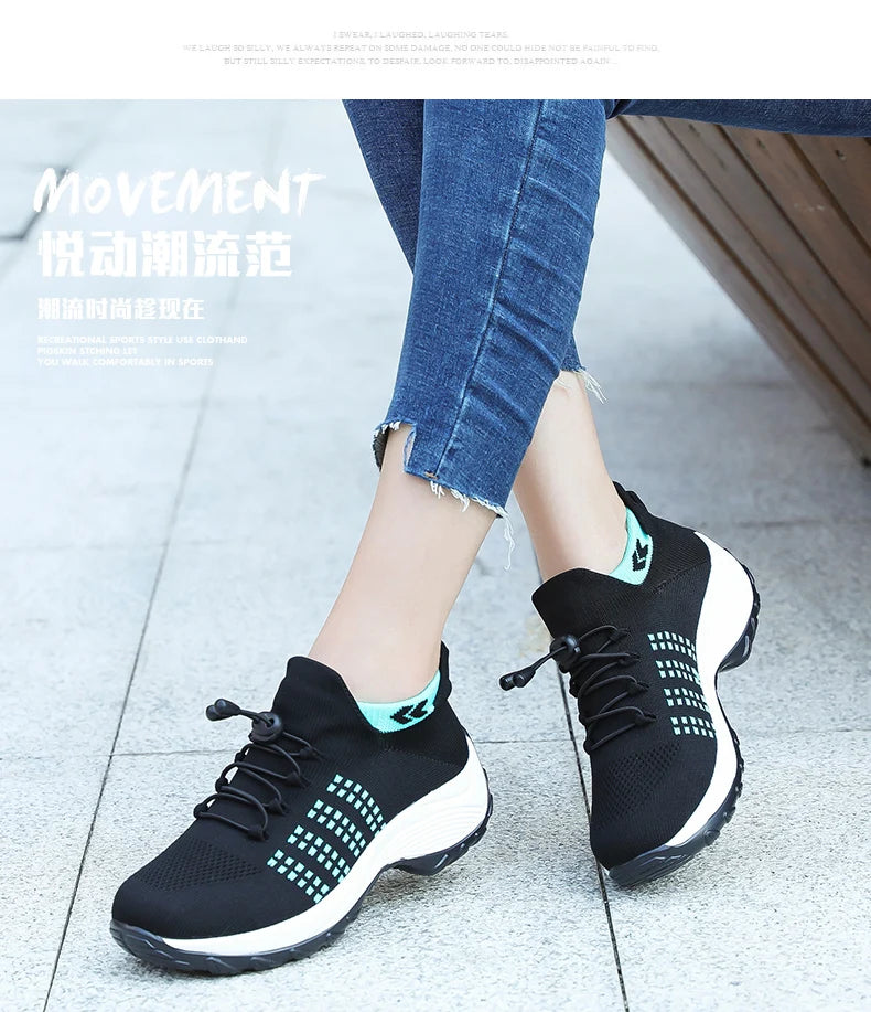 Women’s Breathable Slip-On Walking Shoes