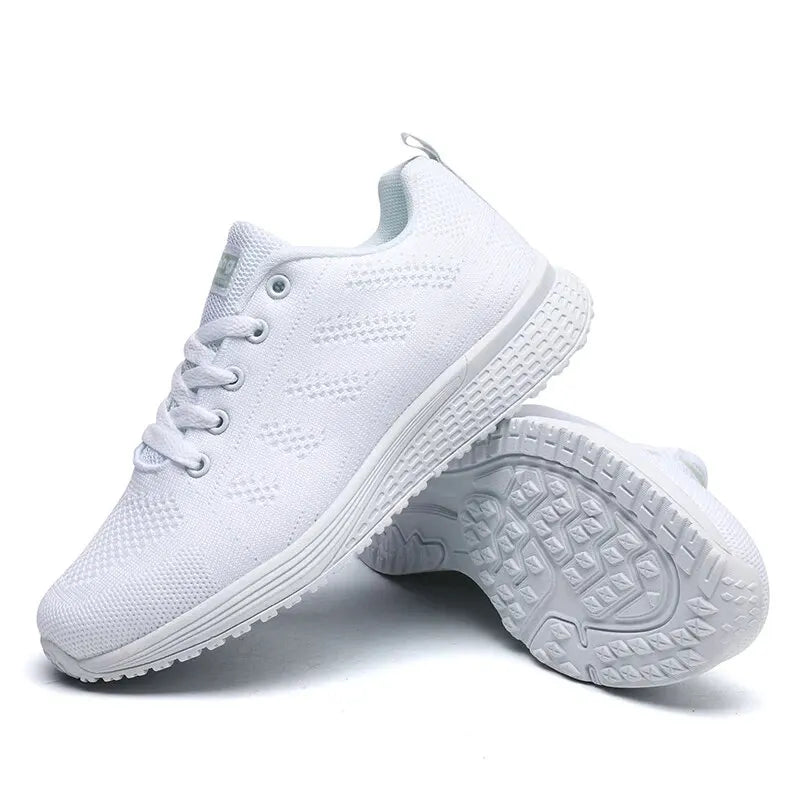Stylish Breathable Casual Sneakers – Women’s Comfortable Flats