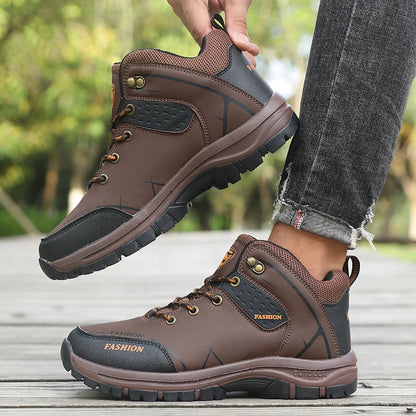 Bottes de randonnée rétro