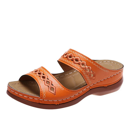 Customizable Women Sandals Orthopedic Slippers Open Toe Summer Shoes