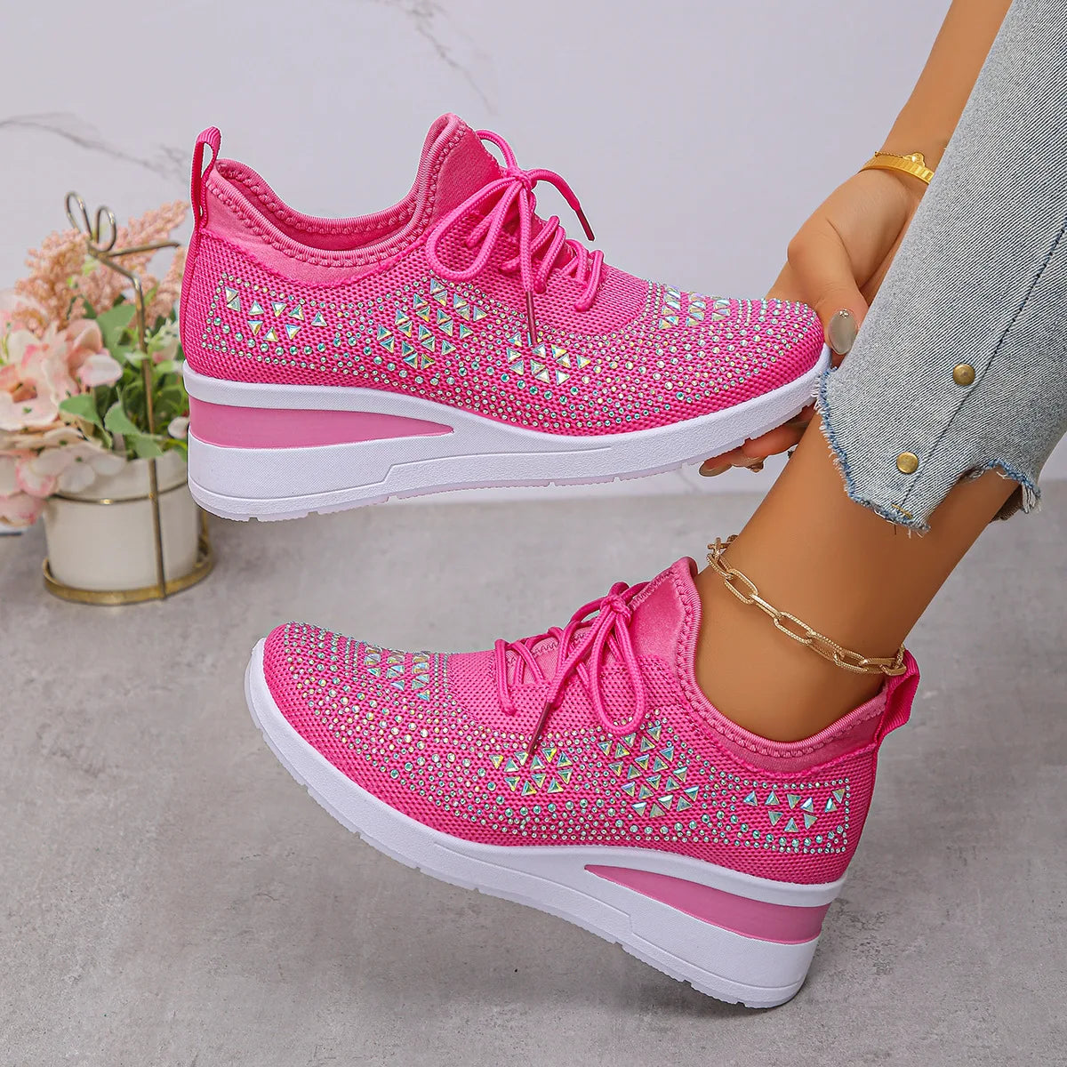 Chaussures Femme Confort & Élégance – Semelle Épaisse + Effet Gain de Taille