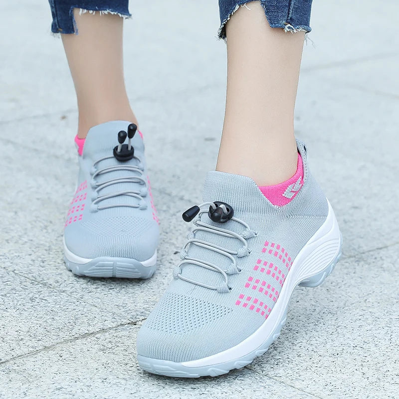 Women’s Breathable Slip-On Walking Shoes
