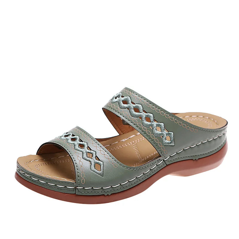 Customizable Women Sandals Orthopedic Slippers Open Toe Summer Shoes