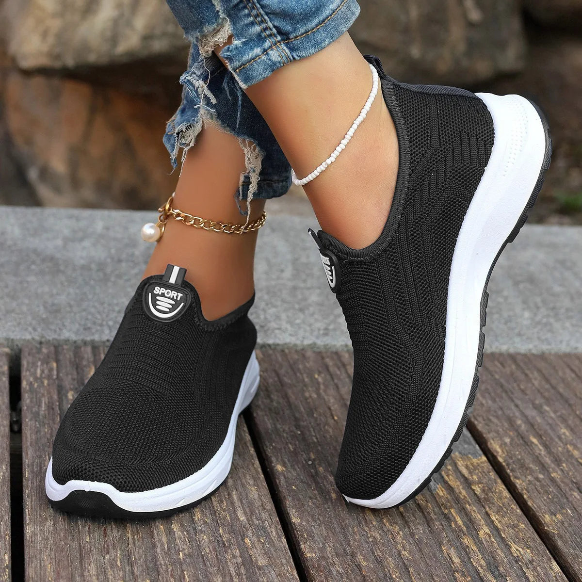 Women’s Lightweight Breathable Slip-On Shoes