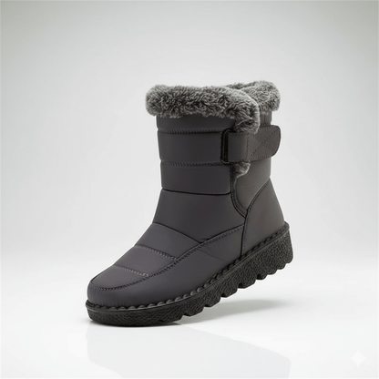 Women Waterproof Fur Snow Boots